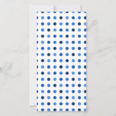 Persoonlijke 1 verjaardag - Hartelijk dank - Kaart (Achterkant)