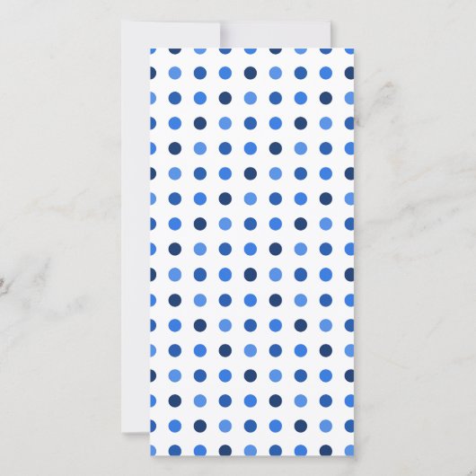 Persoonlijke 1 verjaardag - Hartelijk dank - Kaart (Achterkant)