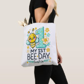 Persoonlijke 1e Bij-dag Tote Bag (Dichtbij)