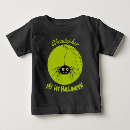 Persoonlijke 1e Halloween griezelige spin (Voorkant)
