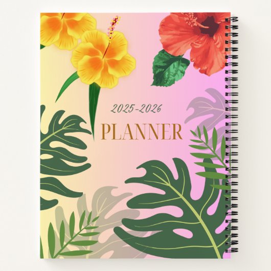 Persoonlijke 2025-2026 Student Planner | Islander Notitieboek (Achterkant)