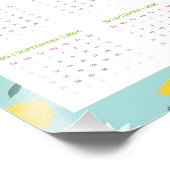 Persoonlijke 2026 kalender foto afdruk (Hoek)