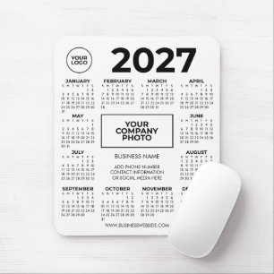 Persoonlijke 2027 Agenda Zakelijk Muismat
