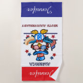 Persoonlijke 250e USA Semiquincentennial  Strandlaken (Voorkant)