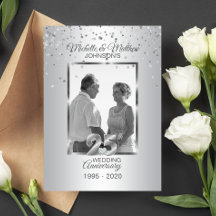 Persoonlijke 25e zilveren huwelijksjubileum FOTO