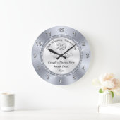 Persoonlijke 29-jarig huwelijksjubileum cadeau-ide grote klok (Huis)