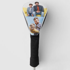 Persoonlijke 2 foto's Gift voor Golfer Golfheadcover