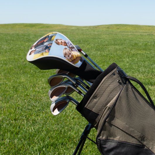 Persoonlijke 2 foto's Gift voor Golfer Golfheadcover (Insitu)