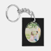 Persoonlijke 2 foto's | Voor mam op Moederdag Sleutelhanger (Voorkant Links)