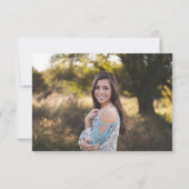 Persoonlijke 2 fotoviering van het leven begrafeni (Achterkant)