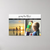 Persoonlijke 2 herinneringen aan de fotoserie canvas afdruk (Voorkant)