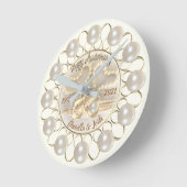 Persoonlijke 30e Parelwedstrijd Jubileum klok (Hoek)