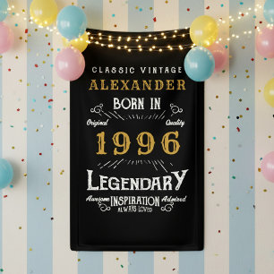 Persoonlijke 30e verjaardag 1996 Vintage Legende Spandoek