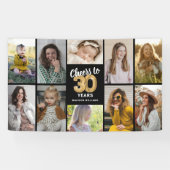 Persoonlijke 30e verjaardag foto collage banner (Horizontaal)