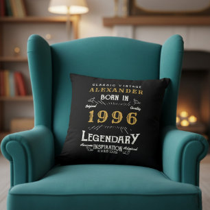 Persoonlijke 30e verjaardag Geboren 1996 Legende Z Kussen