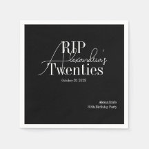Persoonlijke 30e verjaardag RIP 20s feest