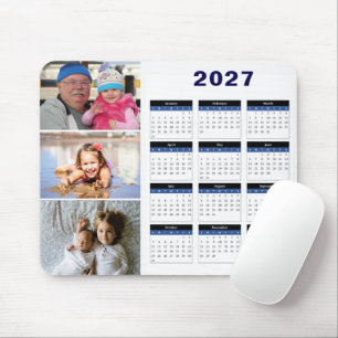 Persoonlijke 3 Foto 2027 Agenda Muismat