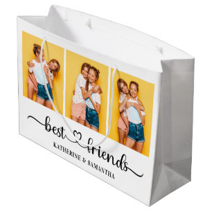 Persoonlijke 3-foto collage Beste vrienden voor al Groot Cadeauzakje