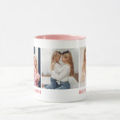 Persoonlijke 3-foto's 'Beste mama ooit' Mok (Midden)