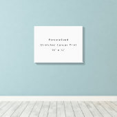 Persoonlijke 40 x 30 cm canvas print met spanframe (Insitu (Houten vloer))