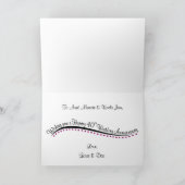 Persoonlijke 40e Jubileum Kaart (Binnen)