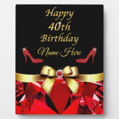 Persoonlijke, 40e verjaardag cadeauideeën voor vro fotoplaat (Voorkant)