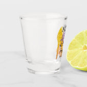 Persoonlijke 40e verjaardag shot glas (Links)