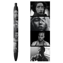Persoonlijke 4 foto's pen sjabloon professioneel