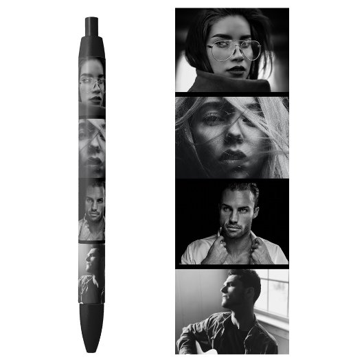 Persoonlijke 4 foto's pen sjabloon professioneel