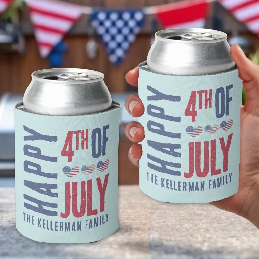 Persoonlijke 4 juli blikjeskoeler