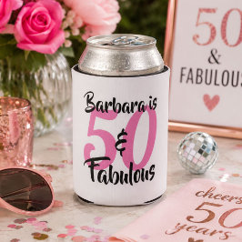 Persoonlijke 50 & Fabulous Verjaardag Kan Koelers Blikjeskoeler