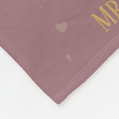 Persoonlijke 50e bruiloft Jubileum mijlpaal F Fleece Deken (Hoek)