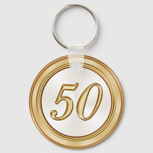 Persoonlijke 50e reünie geeft Sleutelhangers (Achterkant)