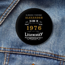 Persoonlijke 50e verjaardag Geboren 1976 Vintage Z