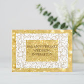 Persoonlijke 50ste trouwdag uitnodiging (Staand voorkant)