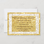 Persoonlijke 50ste trouwdag uitnodiging (Achterkant)