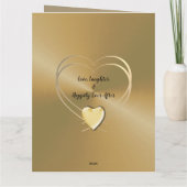 Persoonlijke 50th Wedding Jubileum Kaart vrouw (Achterkant)