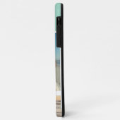 Persoonlijke 5 foto-collage op teal Case-Mate iPhone case (Achterkant/links)