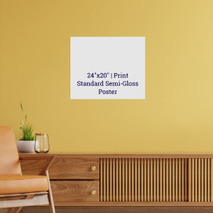 Persoonlijke 61x51 cm standaard semi-glossy afdruk poster