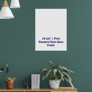 Persoonlijke 61x81 cm standaard semi-glossy afdruk poster
