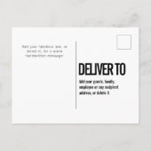 Persoonlijke 6 foto's Moderne Universele Groeten Briefkaart (Achterkant)