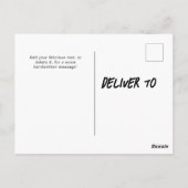 Persoonlijke 6 foto's Universele Groet cool Briefkaart (Achterkant)