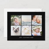 Persoonlijke 6 foto's Universele Groeten Briefkaart (Voorkant / Achterkant)