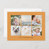 Persoonlijke 6 foto's Universele Groeten Briefkaart (Voorkant / Achterkant)