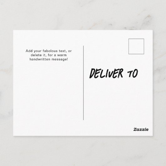 Persoonlijke 6 foto's Universele Groeten cool Briefkaart (Achterkant)