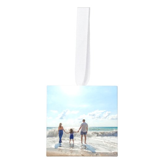 Persoonlijke 6-fotoserie Collage Kerstmis Decoratie (Voorkant)