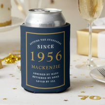 Persoonlijke 70e verjaardag 1956 Elegante Blauwe G