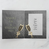 Persoonlijke 70e verjaardagskaart voor vader kaart (Binnen)