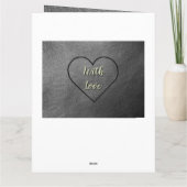 Persoonlijke 70e verjaardagskaart voor vader kaart (Achterkant)