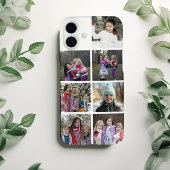 Persoonlijke 7 foto-collage Case-Mate iPhone case
